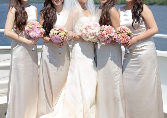 🥂Champagne Satin Gown - Picture 6 of 6